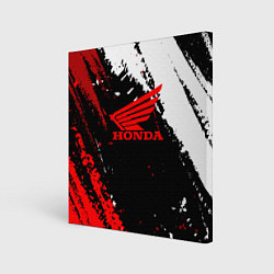 Холст квадратный Honda Logo Auto, цвет: 3D-принт