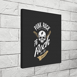 Холст квадратный ROCK Рокер, цвет: 3D-принт — фото 2