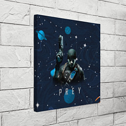 Холст квадратный Prey 2 gamer, цвет: 3D-принт — фото 2