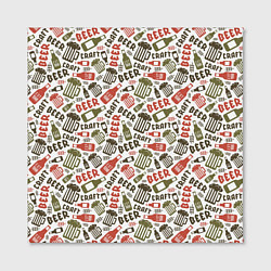 Холст квадратный Craft Beer, цвет: 3D-принт — фото 2