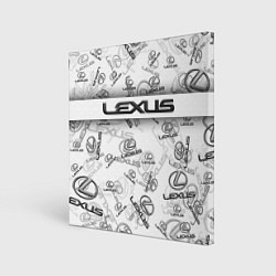 Картина квадратная LEXUS BIG EMBLEMA PATTERN