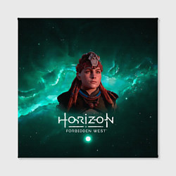 Холст квадратный Aloy - Элой Horizon Forbidden West, цвет: 3D-принт — фото 2