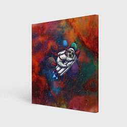Картина квадратная Космический ленивец Space Sloth