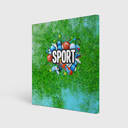 Картина квадратная Разные спорт Sport