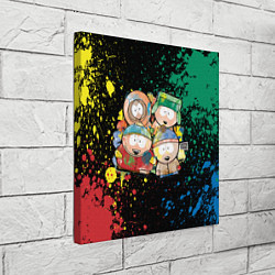 Холст квадратный Мультфильм Южный парк персонажи South Park, цвет: 3D-принт — фото 2
