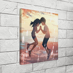 Холст квадратный Хина и Ходака, цвет: 3D-принт — фото 2