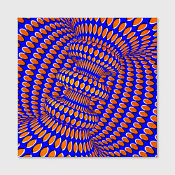 Холст квадратный Оптическая Иллюзия Движение Карусели, цвет: 3D-принт — фото 2
