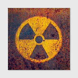 Холст квадратный Радиактивно!, цвет: 3D-принт — фото 2