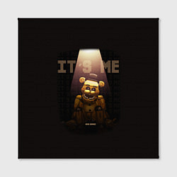 Холст квадратный Five Nights at Freddys - мишка Фредди, цвет: 3D-принт — фото 2