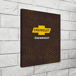 Холст квадратный ШЕВРОЛЕ Chevrolet Графика, цвет: 3D-принт — фото 2