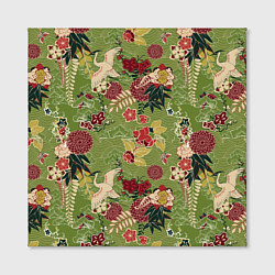 Холст квадратный Япония-Китай Сюжет, цвет: 3D-принт — фото 2