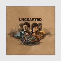 Холст квадратный Uncharted Анчартед, цвет: 3D-принт — фото 2