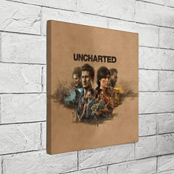 Холст квадратный Uncharted Анчартед, цвет: 3D-принт — фото 2