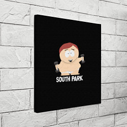 Холст квадратный Южный парк - Эрик с гантелями, цвет: 3D-принт — фото 2
