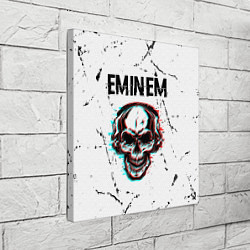 Холст квадратный Eminem ЧЕРЕП Потертости, цвет: 3D-принт — фото 2