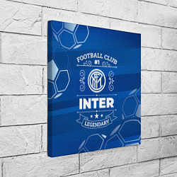 Холст квадратный Inter FC 1, цвет: 3D-принт — фото 2