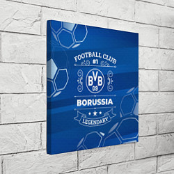Холст квадратный Borussia FC 1, цвет: 3D-принт — фото 2