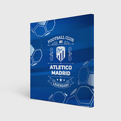 Холст квадратный Atletico Madrid FC 1, цвет: 3D-принт
