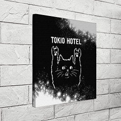 Холст квадратный Tokio Hotel Rock Cat, цвет: 3D-принт — фото 2