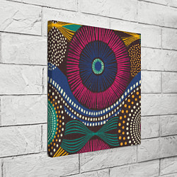 Холст квадратный Африка Орнамент, цвет: 3D-принт — фото 2
