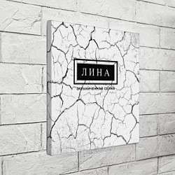 Холст квадратный Лина Ограниченная Серия, цвет: 3D-принт — фото 2