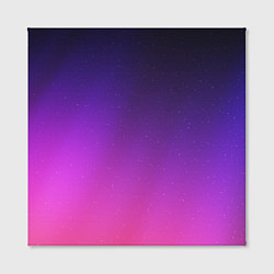 Холст квадратный Розовофиолетовый градиент, цвет: 3D-принт — фото 2