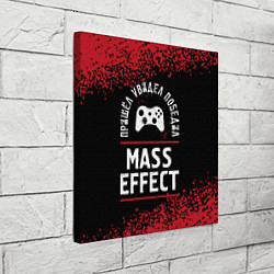 Холст квадратный Mass Effect Пришел, Увидел, Победил, цвет: 3D-принт — фото 2