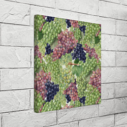 Холст квадратный Кисти Винограда, цвет: 3D-принт — фото 2