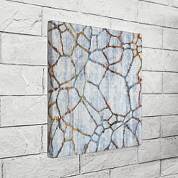 Холст квадратный Авангардный текстурный паттерн, цвет: 3D-принт — фото 2