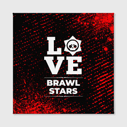 Холст квадратный Brawl Stars Love Классика, цвет: 3D-принт — фото 2