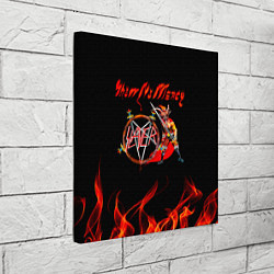 Холст квадратный Show No Mercy - Slayer, цвет: 3D-принт — фото 2