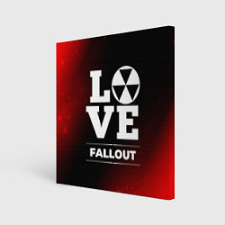 Холст квадратный Fallout Love Классика, цвет: 3D-принт