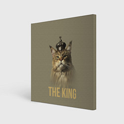 Картина квадратная Король котов Мейн-кун