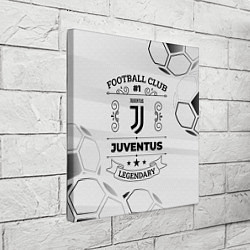 Холст квадратный Juventus Football Club Number 1 Legendary, цвет: 3D-принт — фото 2