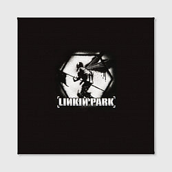 Холст квадратный Linkin Park рисунок баллончиком, цвет: 3D-принт — фото 2