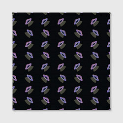 Холст квадратный Летающие тарелки, цвет: 3D-принт — фото 2