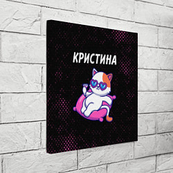 Холст квадратный Кристина КОШЕЧКА Потертости, цвет: 3D-принт — фото 2