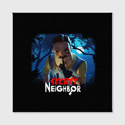 Холст квадратный Secret Neighbor, цвет: 3D-принт — фото 2