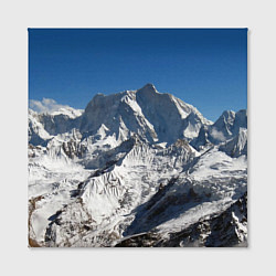 Холст квадратный Канченджанга, Гималаи, 8 586 м, цвет: 3D-принт — фото 2