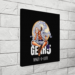 Холст квадратный Монки Д Луффи 5 гир - One Piece, цвет: 3D-принт — фото 2