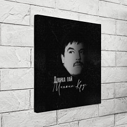 Холст квадратный Девочка пай Круг, цвет: 3D-принт — фото 2