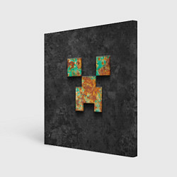 Холст квадратный Minecraft rust, цвет: 3D-принт
