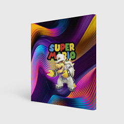 Картина квадратная Super Mario - Bowser - Nintendo