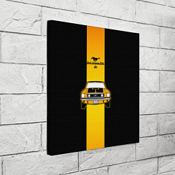 Холст квадратный Авто ford mustang, цвет: 3D-принт — фото 2