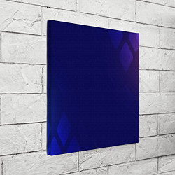 Холст квадратный Темно синий фон, цвет: 3D-принт — фото 2