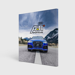 Картина квадратная Audi ABT - sportsline на трассе