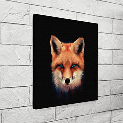 Холст квадратный Хитрый лис, цвет: 3D-принт — фото 2