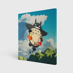 Картина квадратная Flight Totoro