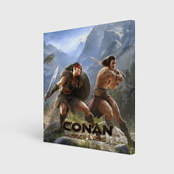 Картина квадратная Conan here