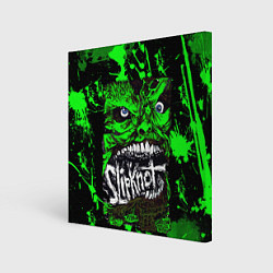 Картина квадратная Slipknot - green monster по
